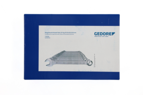 GEDORE 7-0112 Combinatiesleutelset 12 stuks UD profiel 6-19 mm