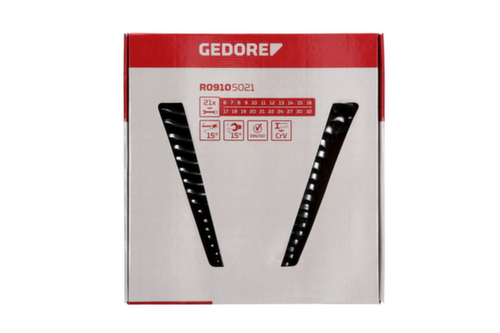 GEDORE R09105021 Ringsleutelset 6-32 mm 21 stuks