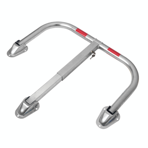 Inklapbare parkeerbeugel SESAM, hoogte 455 mm, voor vastschroeven