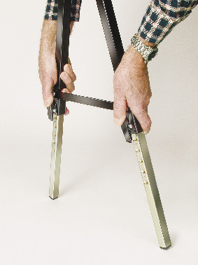 Brennenstuhl In hoogte verstelbare werkbok MB 120KH, draagvermogen 120 kg, metaal