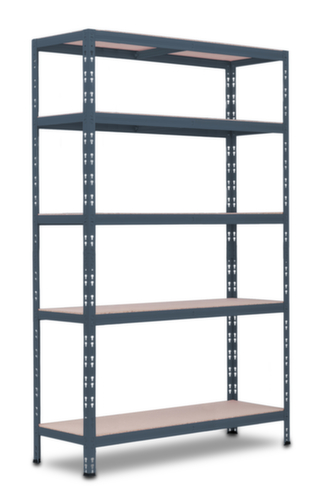 UDOBÄR Zwaarlaststelling, hoogte x breedte x diepte 1800 x 1200 x 400 mm, 5 legborden