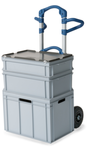 fetra Extra lichte alu-krattensteekwagen Wuppi, draagvermogen 200 kg, lucht banden