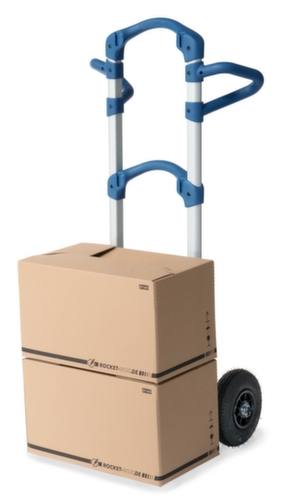 fetra Extra lichte alu-krattensteekwagen Wuppi, draagvermogen 200 kg, lucht banden