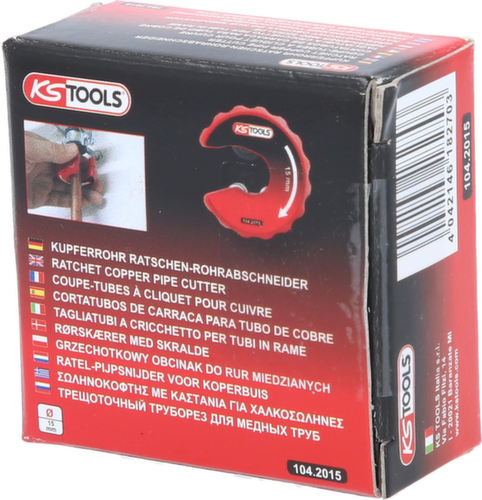 KS Tools Ratchet pipe cutter