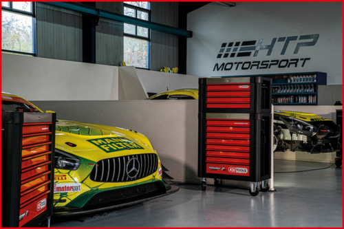 KS Tools Performanceplus workshop trolley set P10 with 279 tools for 5 drawers