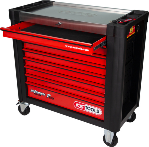 KS Tools Performanceplus workshop trolley set P25 with 660 tools for 8 drawers