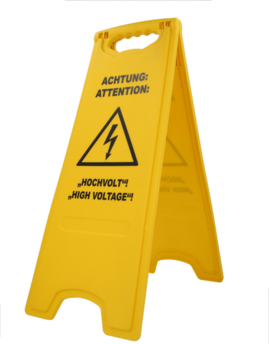 KS Tools stand with lightning symbol