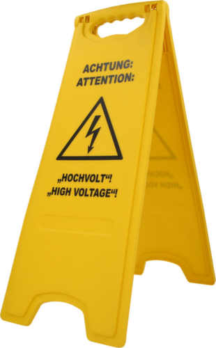 KS Tools stand with lightning symbol