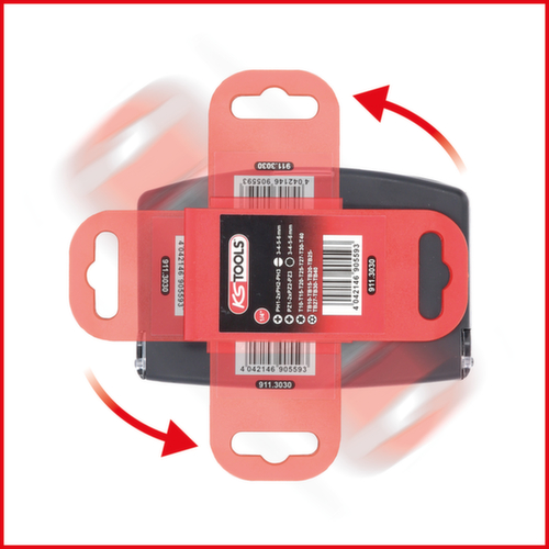 KS Tools 1/4" TORSIONpower bit set