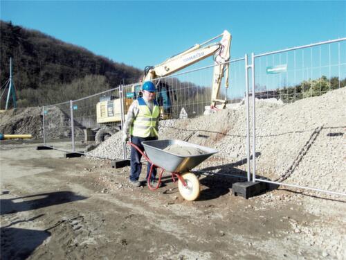 Schake uitlichtbeveiliging voor mobiel hek
