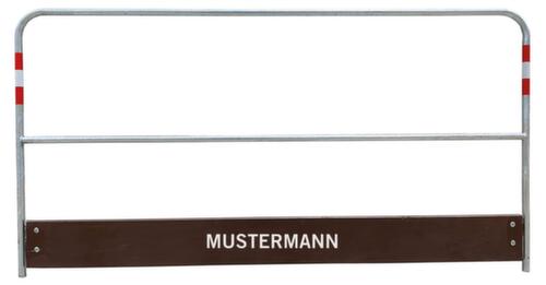 Schake Greppelbrug met trede van aluminium