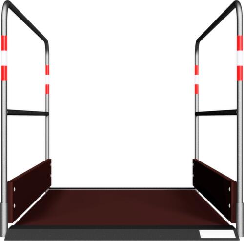 Schake Greppelbrug met trede van aluminium