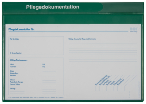 BOI Documentmap system-line met 2 kaften, groen