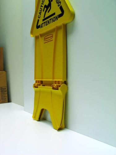 Rubbermaid Waarschuwing combinatie teken "gevaar voor uitglijden, vloeropsteller