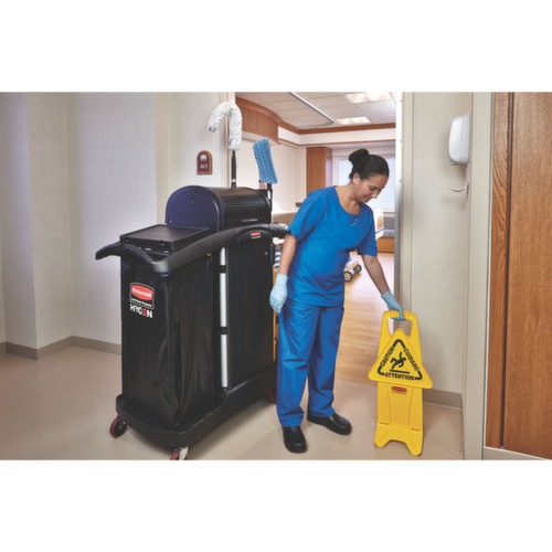 Rubbermaid Waarschuwing combinatie teken "gevaar voor uitglijden, vloeropsteller