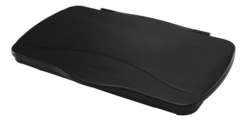 Rubbermaid Scharnierdeksel Slim Jim® voor afvalverzamelaar, zwart