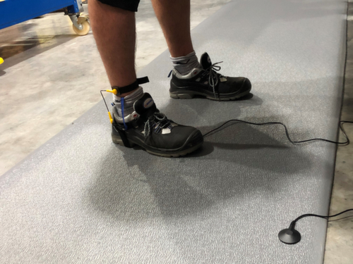 Set ESD-antivermoeidheidsmatten ELEKTRA van vinyl-/nitrilschuim