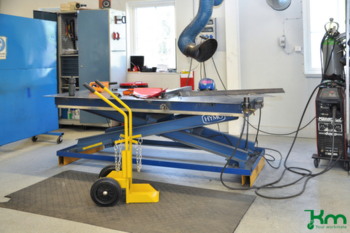 Kongamek Flessenwagen, voor 2x20 l fles, massief rubber-banden