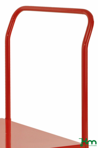 Kongamek Duwbeugelwagen met stalen laadvlak, draagvermogen 1200 kg, laadvlak lengte x breedte 1400 x 760 mm