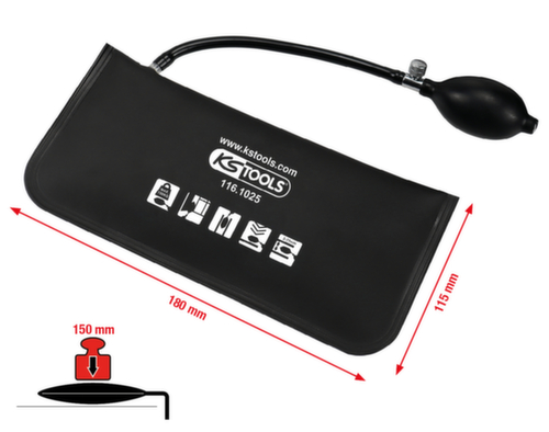 Drukkussen met handpomp