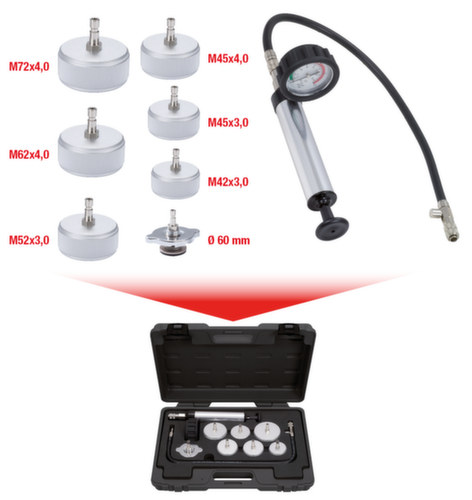 Koelsysteem tester truck