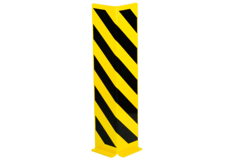UDOBÄR Aanrijdbeveiliging in geel/zwart, hoogte x lengte 800 x 160 mm