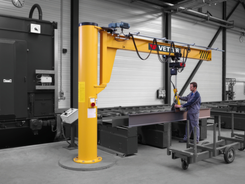 Vetter Wandzwenkkraan ASSISTENT met lage bouwhoogte