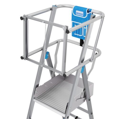 Krause telescopische platformladder STABILO® Professional SkyMatic met rondom lopende balustrade