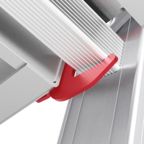 Krause telescopische platformladder STABILO® Professional SkyMatic met rondom lopende balustrade