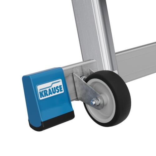 Krause telescopische platformladder STABILO® Professional SkyMatic met rondom lopende balustrade