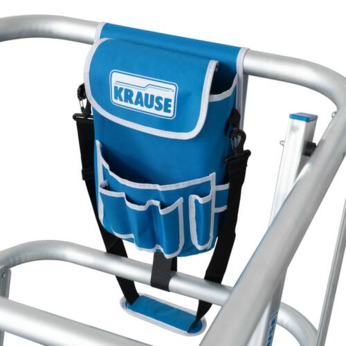 Krause telescopische platformladder STABILO® Professional SkyMatic met rondom lopende balustrade