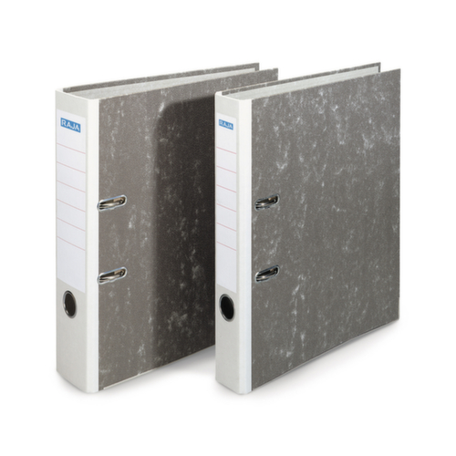 Voordelige ordner Raja 80% gerecycled met rug van 8 cm en hefboom