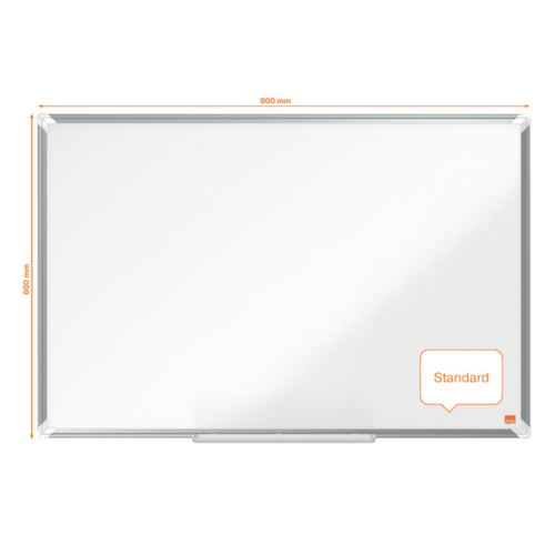 Whiteboard met gelakt oppervlak Nobo Premium Plus 60 x 90 cm