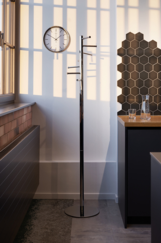 MAUL Staande kapstok MAULcaurus, met 7 haken, chroom