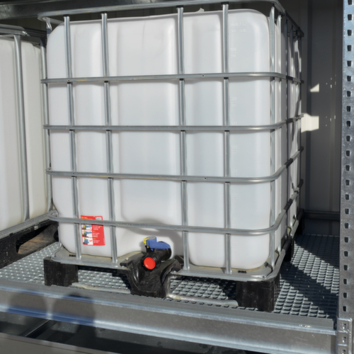 Lacont Roostervloer voor stelling voor gevaarlijke stoffen, breedte x diepte 2680 x 1100 mm