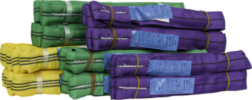 Set rondstroppen 10 stuks met zak