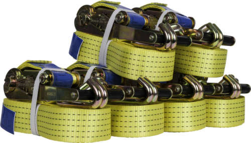 6 spanbanden met profielhaken