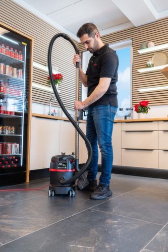 Extra stille droogzuiger ERA TEC met USB-aansluiting en vak voor reservezakken