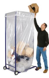 Vuilniszakstandaard met groot volume, voor 1000 - 2500-liter-zakken, blauw