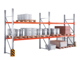 META Palletstelling MULTIPAL voor 30 pallets, 8440 mm breed, 5 opslagniveaus