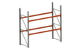 META Palletstelling MULTIPAL voor 9 pallets, 2870 mm breed, 3 opslagniveaus