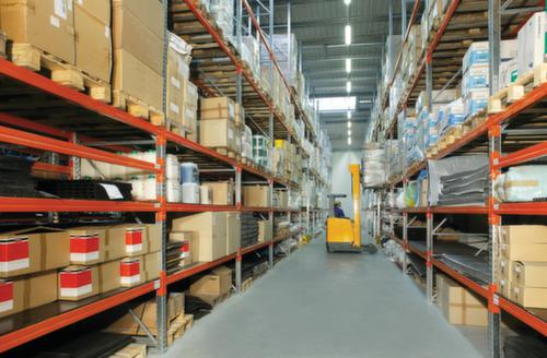 META Palletstelling MULTIPAL voor 8 pallets, 1825 mm breed, 4 opslagniveaus