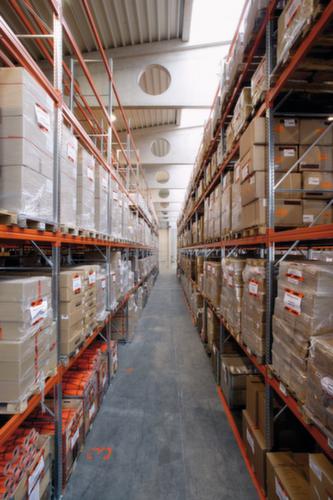 META Palletstelling MULTIPAL voor 8 pallets, 1825 mm breed, 4 opslagniveaus