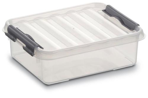 Stapelbare opbergbox transparant