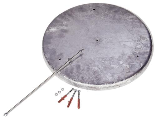 Staande asbak met overkapping