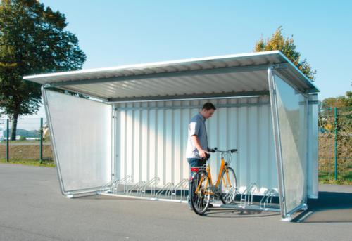 Zijwand voor overkapping