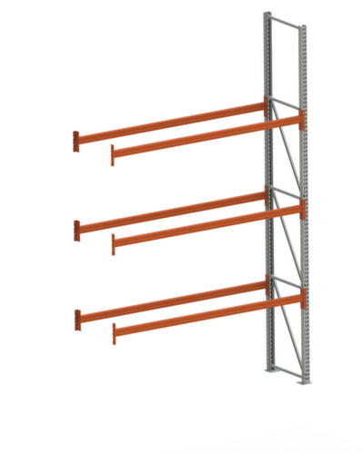 META Palletstelling MULTIPAL voor 8 pallets, 2785 mm breed, 4 opslagniveaus