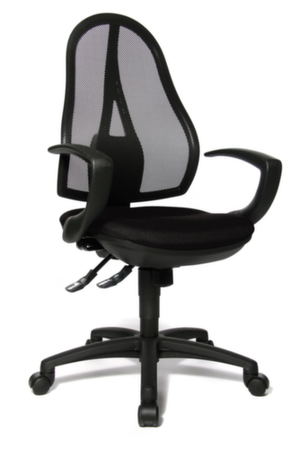 Topstar Bureaustoel OPEN POINT SY met mesh rugleuning, rugleuning met netbekleding, zwart
