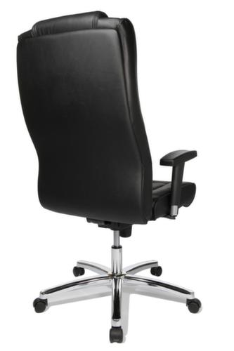 Topstar Draaistoel Chairman 10, bekleding leer, zwart