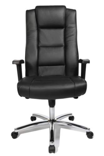 Topstar Draaistoel Chairman 10, bekleding leer, zwart